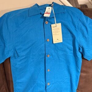 Tommy Bahama Vibrant Blue Casual Button Down Shirt